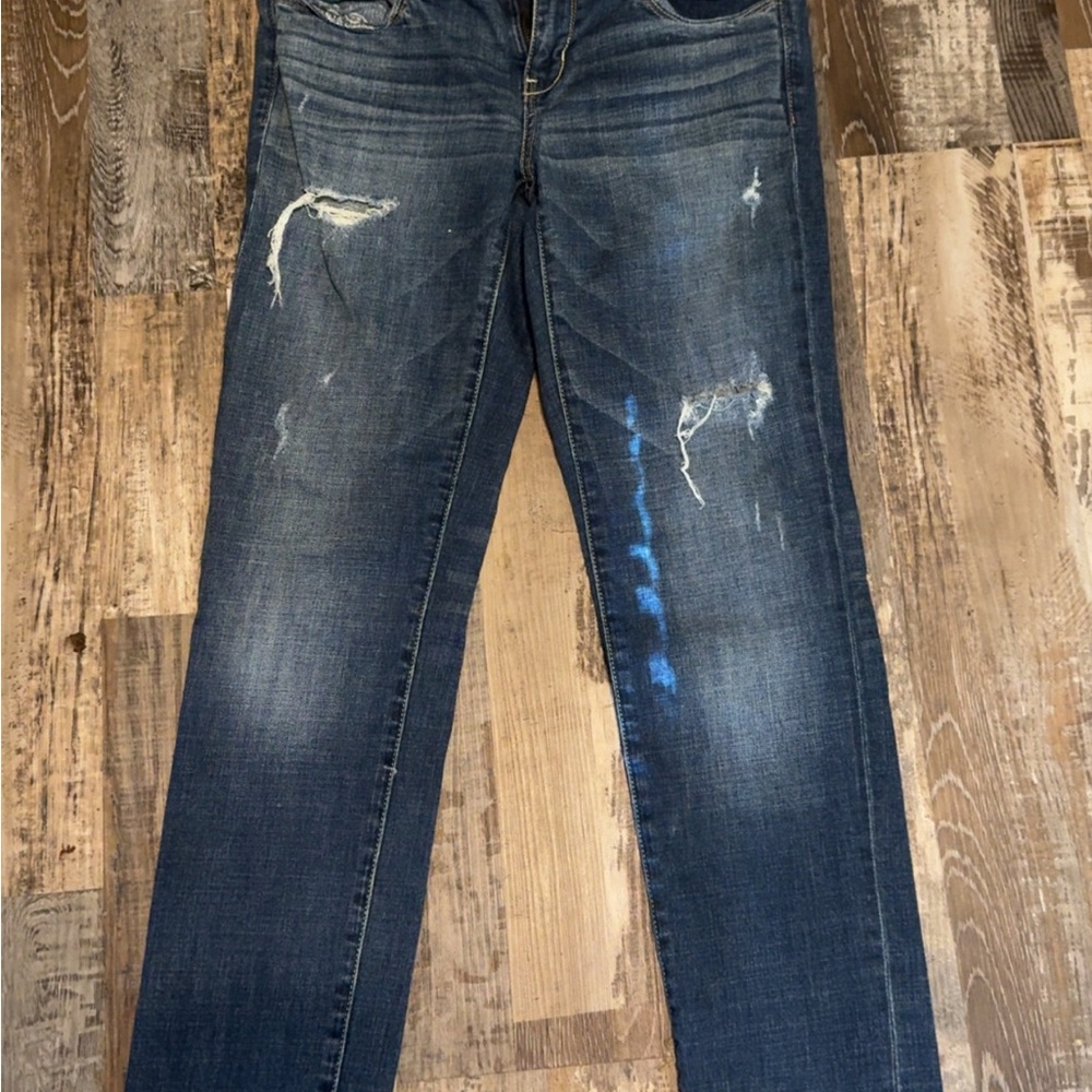 American Eagle Outfitters Blue Skinny Jeans Vintage Wash